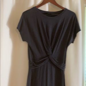 All Saints grey midi dress